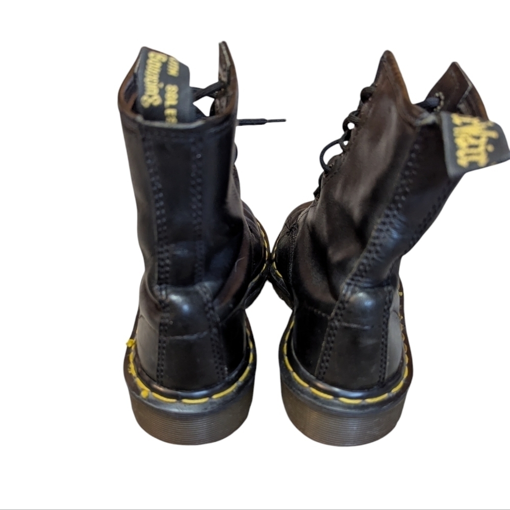 Dr. Martens Vintage 1460 Combat Boots Lug Sole Made in England UK 4 US 6 Grunge - Picture 8 of 11